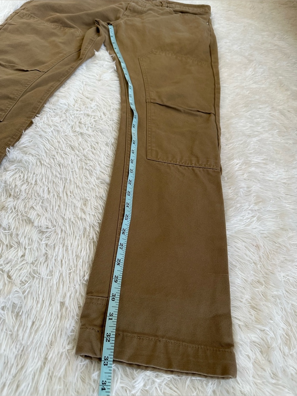 Iron & Resin Double Knee Journeyman Pants Mens 36  Canvas Carpenter workwear - Picture 11 of 14